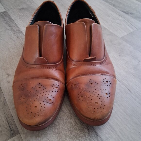 Pikolinos chestnut brown Male or Female laceless oxfords size 40 - Picture 1 of 5